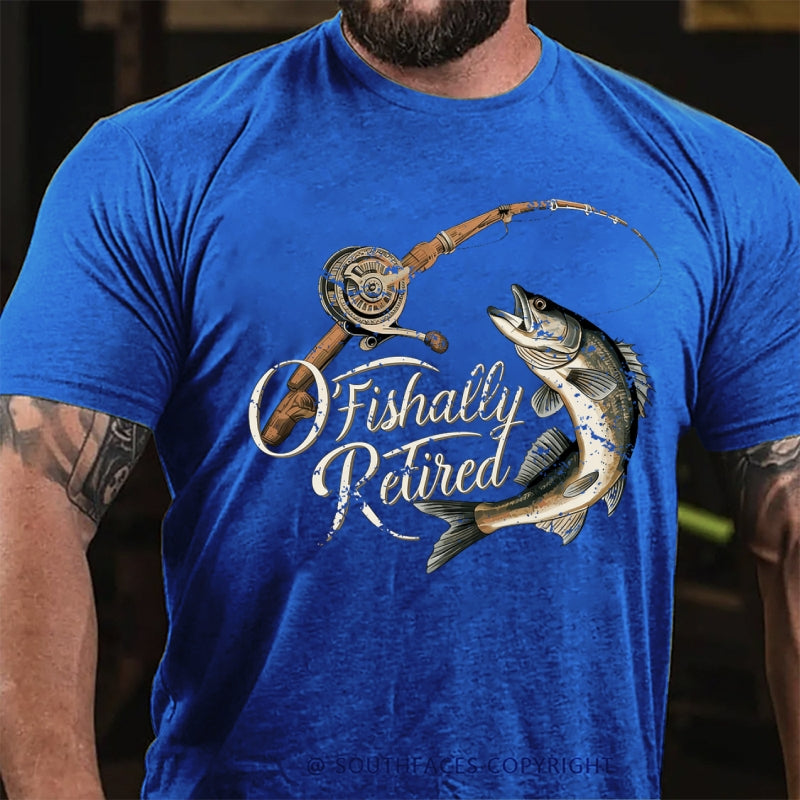 O'Fishally Retired Premium Fit Mens T-Shirt