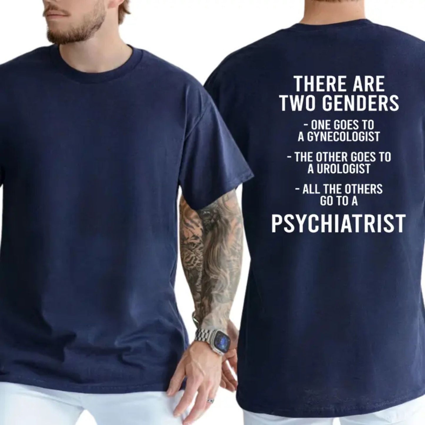 There Are Two Genders Unisex Shirts/Crewneck/Hoodie