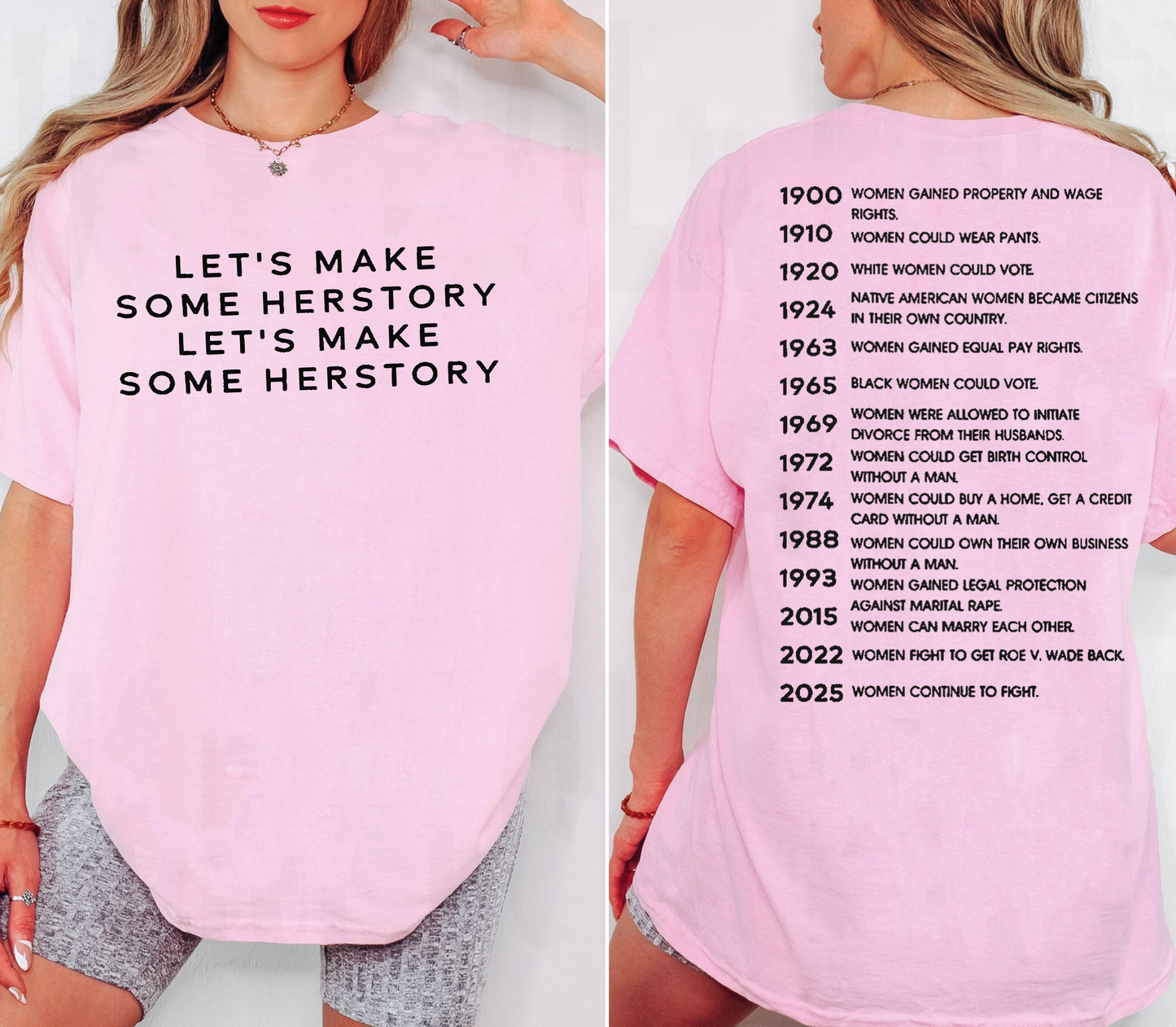 Feminist Let¡¯s Make Herstory Women¡¯s Rights Unisex T-shirt/Crewneck/Hoodie