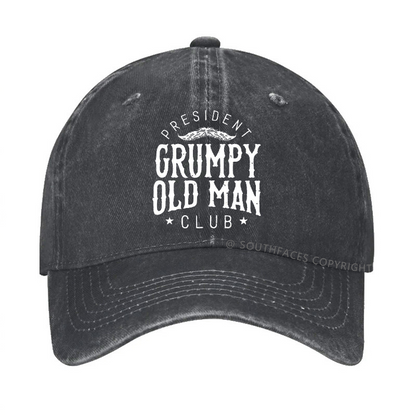 PRESIDENT GRUMPY OLD MAN CLUB Hat