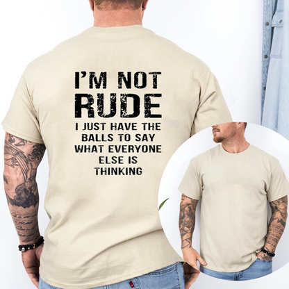 I'm Not Rude Social Anxiety Unisex Shirts/Crewneck/Hoodie
