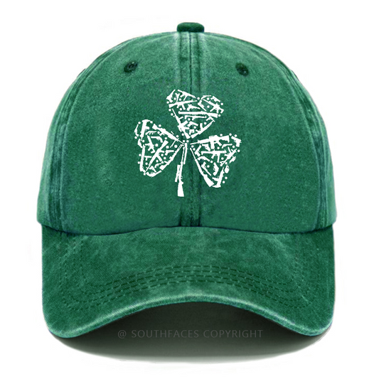 St. Patrick's Day Gun Clover Print Hats