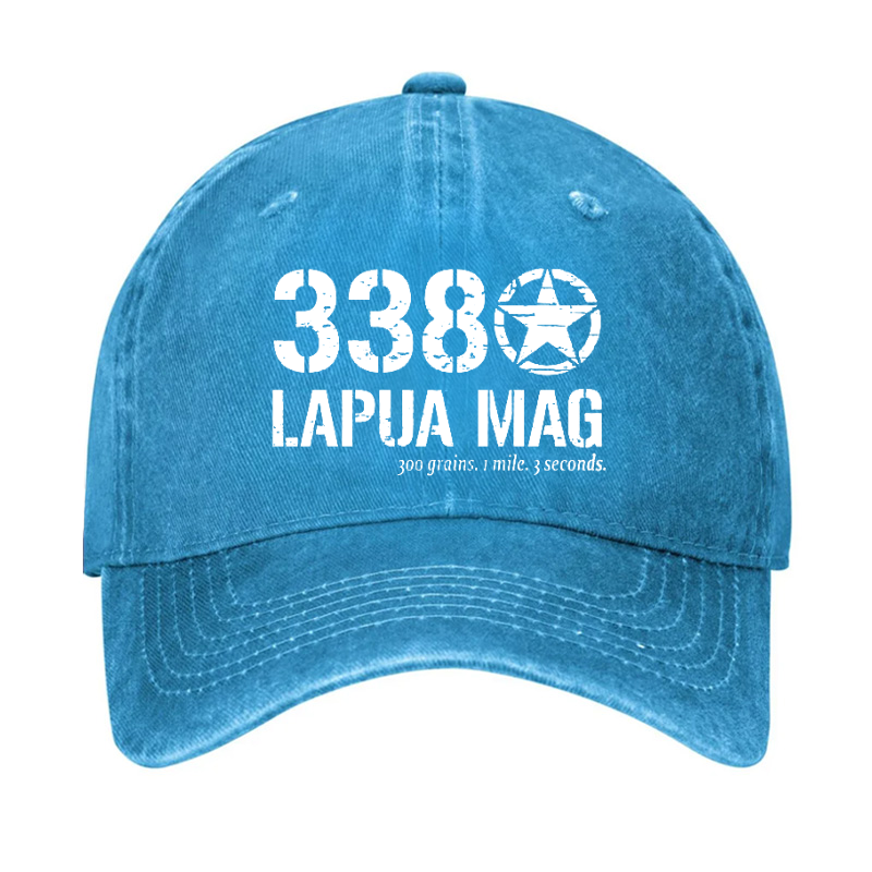 338 Lapua Mag 300 Grains 1 Mile 3 Seconds Hat