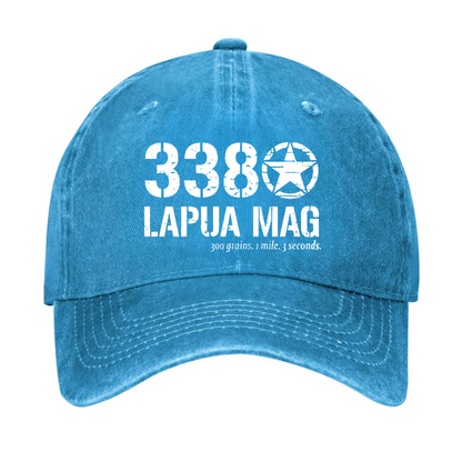 338 Lapua Mag 300 Grains 1 Mile 3 Seconds Hat