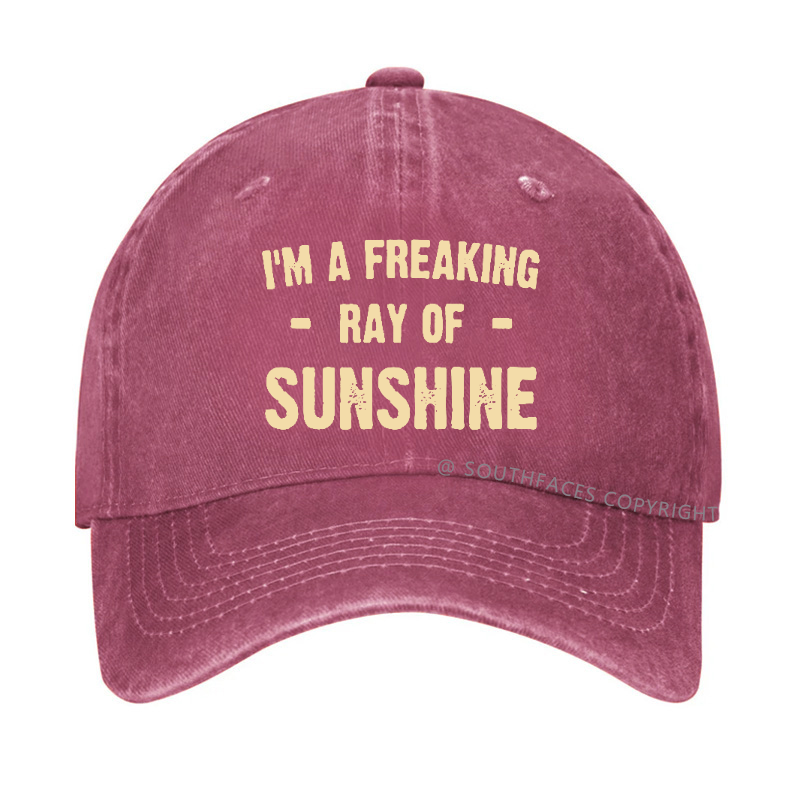 I'm A Freaking Ray Of Sunshine Hat
