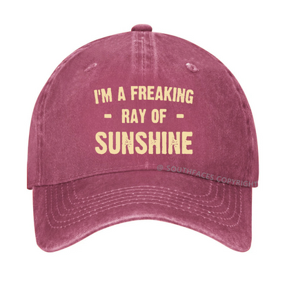 I'm A Freaking Ray Of Sunshine Hat