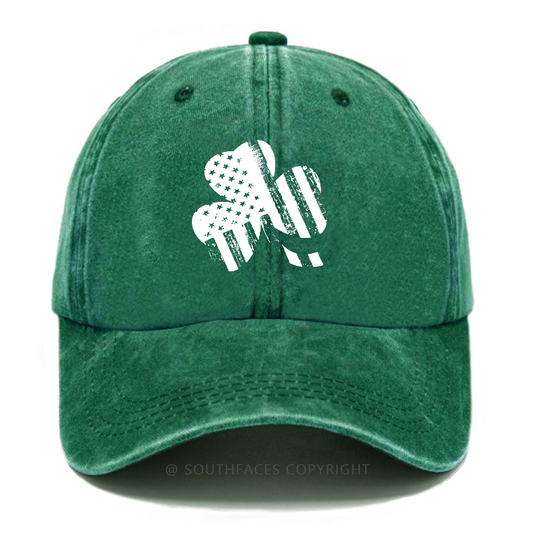 USA Flag Shamrock Print St. Patrick's Day Hats