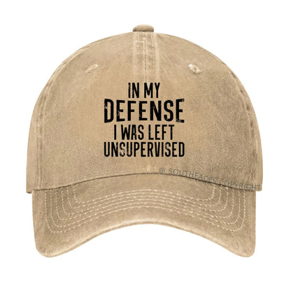 In My Defense I Was Left Unsupervised hat