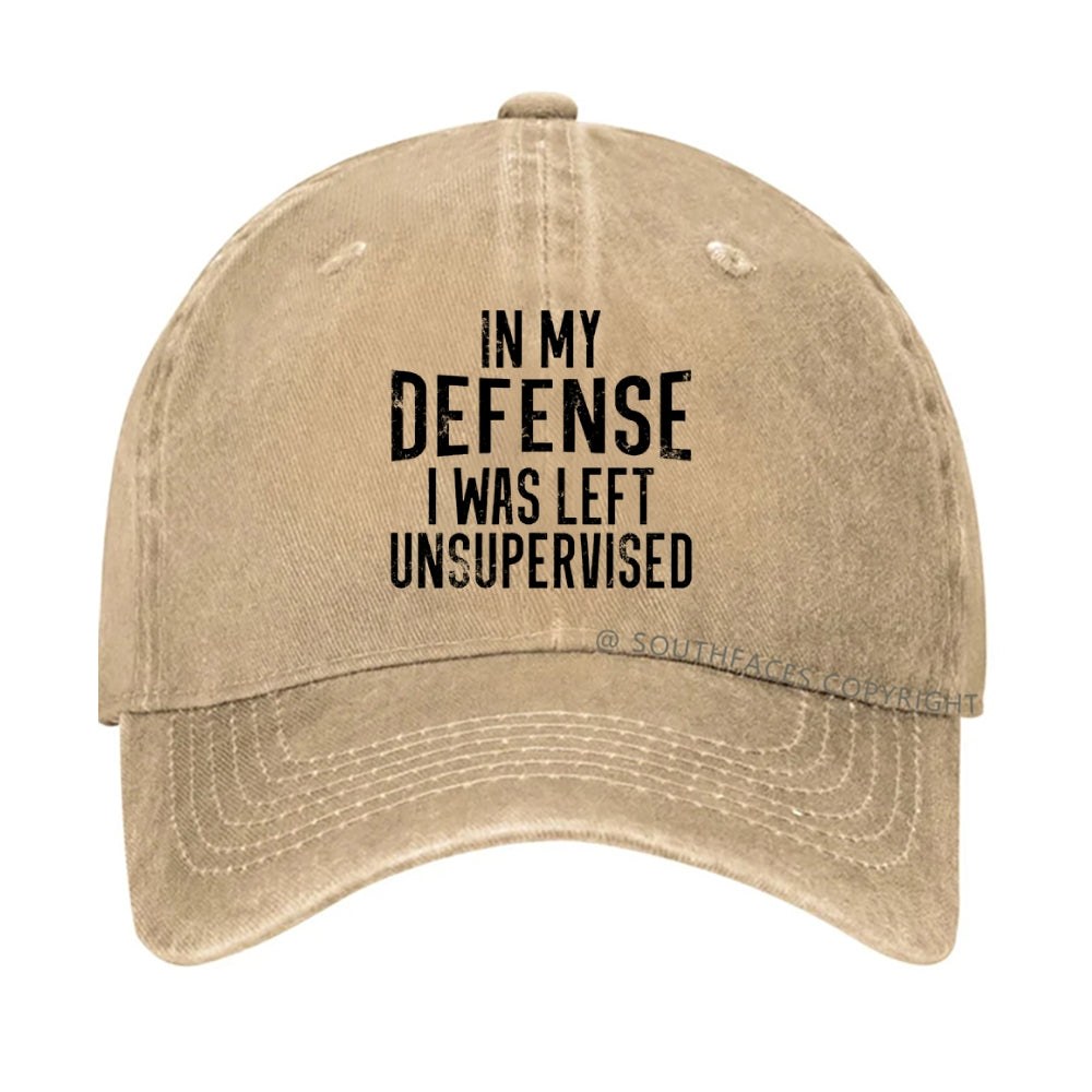 In My Defense I Was Left Unsupervised hat