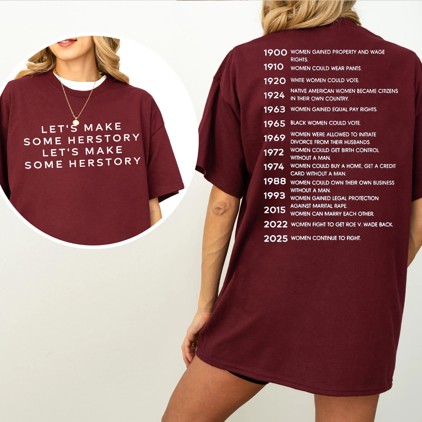Feminist Let¡¯s Make Herstory Women¡¯s Rights Unisex T-shirt/Crewneck/Hoodie