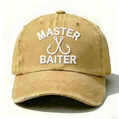 Embroidered¡°Master Baiter¡±Hat