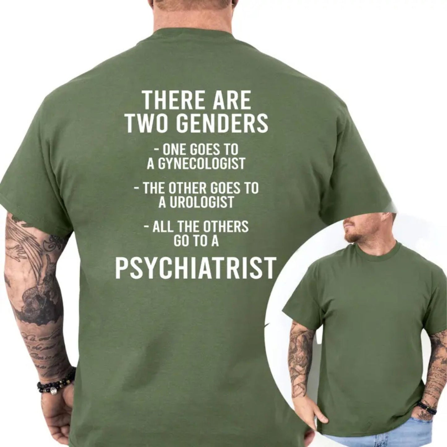 There Are Two Genders Unisex Shirts/Crewneck/Hoodie