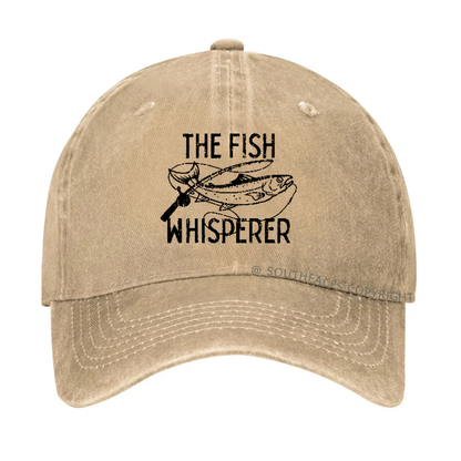 The Fish Whisperer Funny Fishing Hat