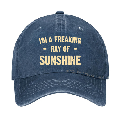 I'm A Freaking Ray Of Sunshine Hat