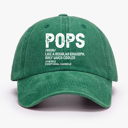 Pops Like A Regular Grandpa Only Much Cooler See Also: Exceptionally Handsome Hat