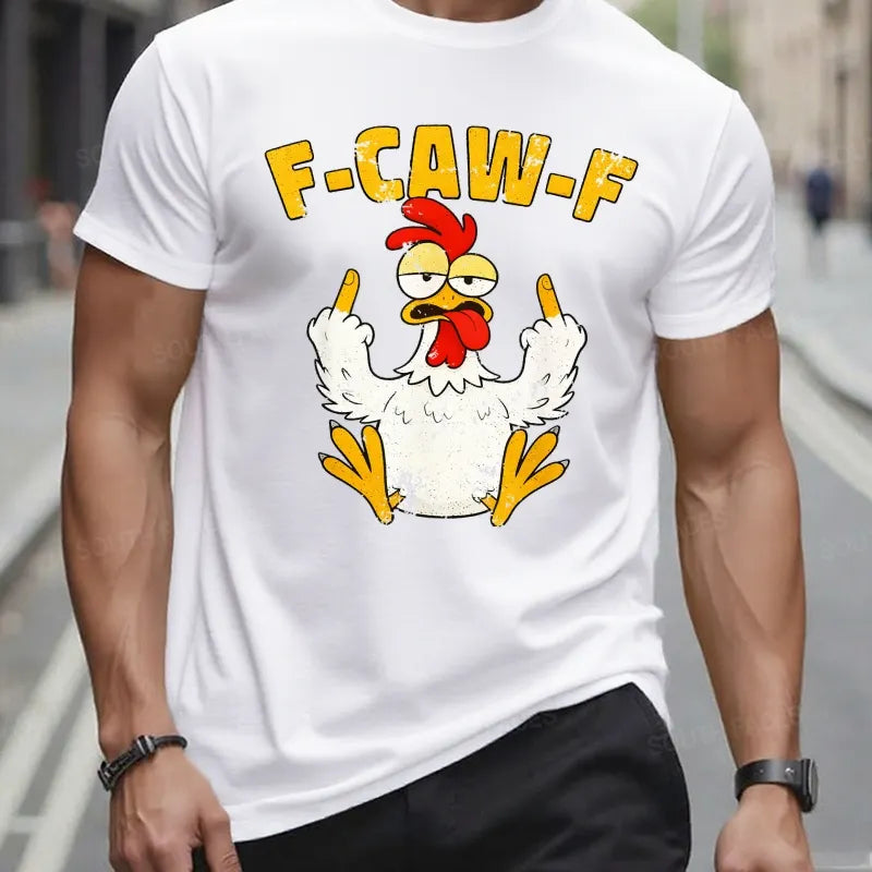 F-CAW-F Rooster Funny T-Shirts