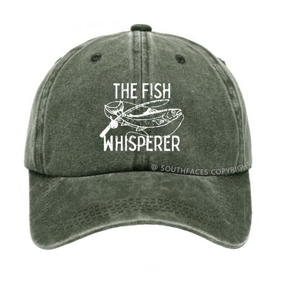The Fish Whisperer Funny Fishing Hat