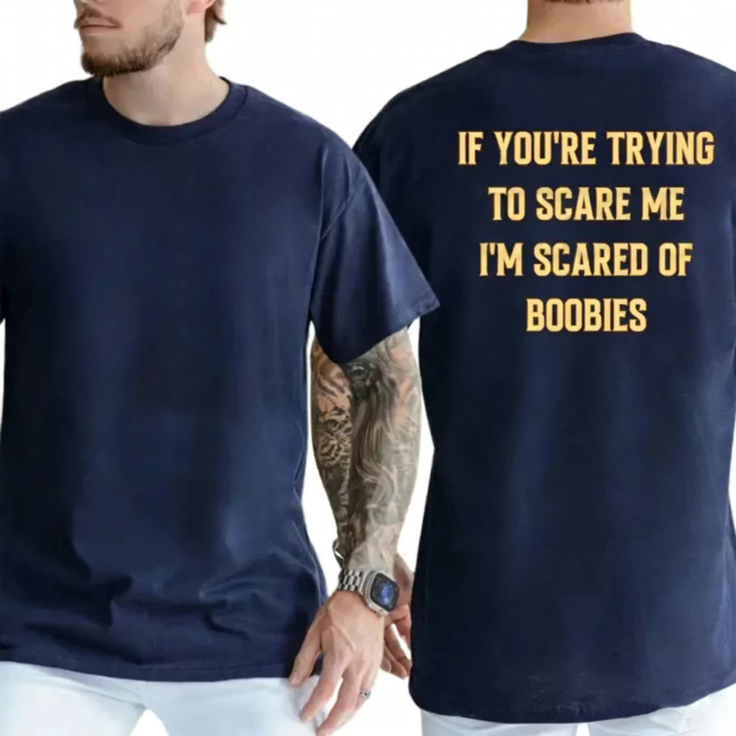 I'm Scared Of Boobies Funny Men¡¯s Unisex Shirts/Crewneck/Hoodie