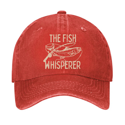 The Fish Whisperer Funny Fishing Hat
