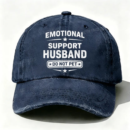 Emotional Support Husband Do Not Pet  baseball cap
