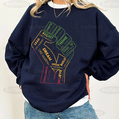 Black History Pride Fist Unisex T-shirt/Crewneck/Hoodie