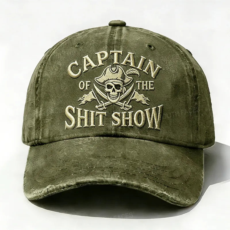 Embroidered ¡° Captain Of The Shit Show ¡± Hat