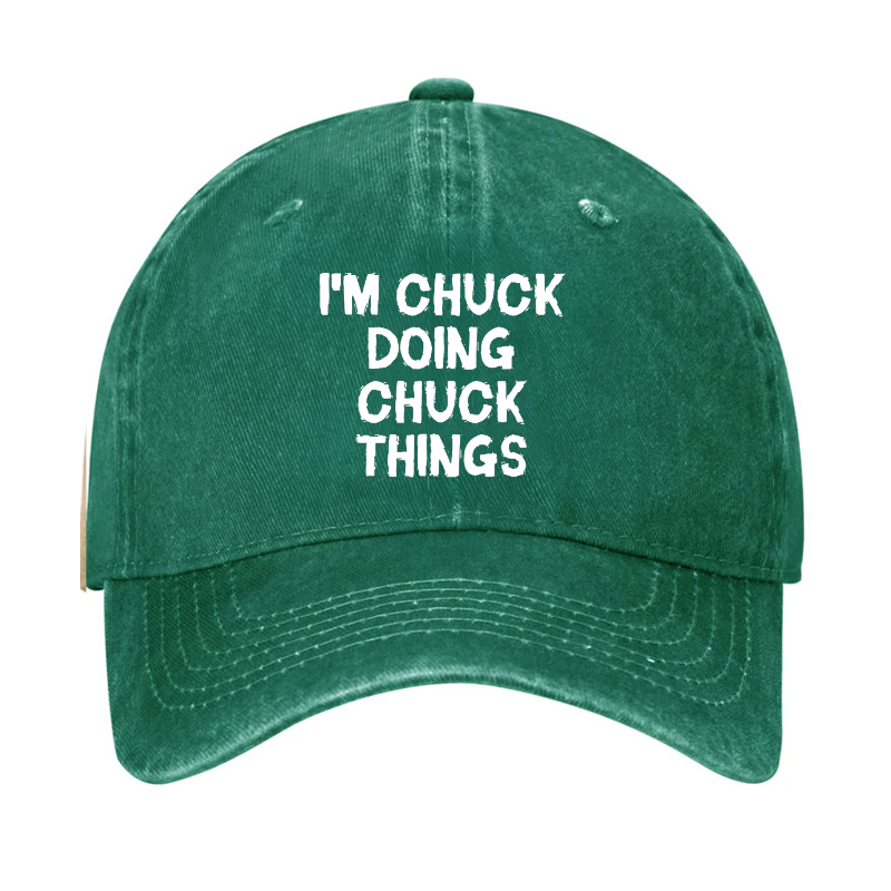 I'm Chuck doing Chuck things Hat