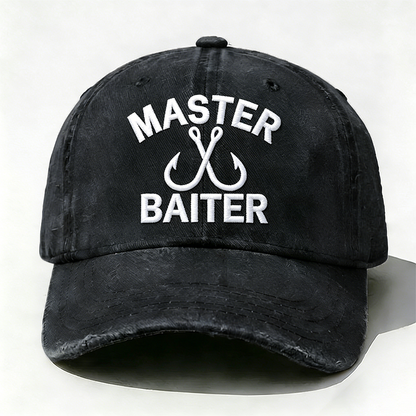 Embroidered¡°Master Baiter¡±Hat