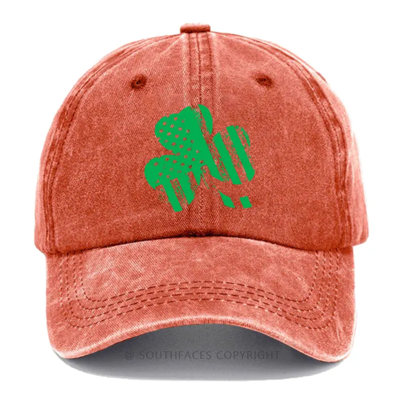 USA Flag Shamrock Print St. Patrick's Day Hats