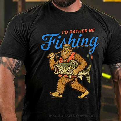 I'd Rather Be Fishing T-Shirt