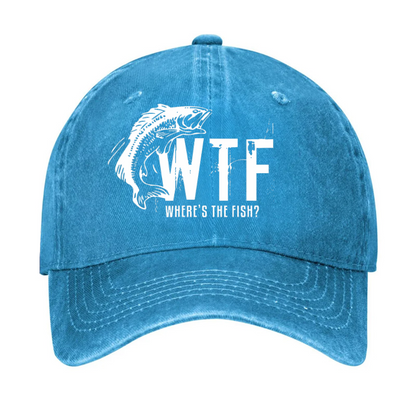 WTF Wheres The Fish Funny Hat