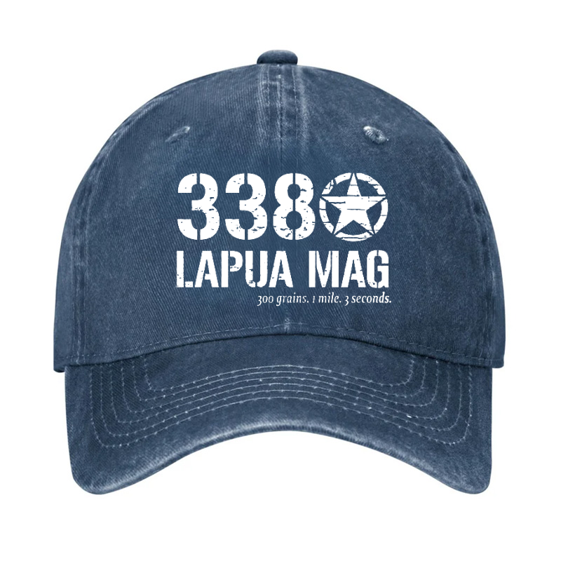 338 Lapua Mag 300 Grains 1 Mile 3 Seconds Hat