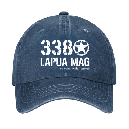 338 Lapua Mag 300 Grains 1 Mile 3 Seconds Hat
