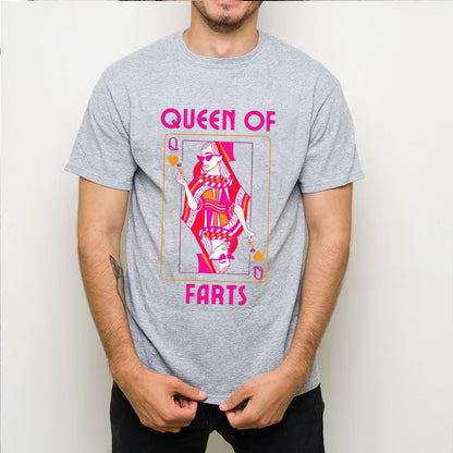 Funny Queen of Fart Farting Unisex Shirts/Crewneck/Hoodie