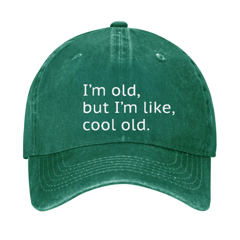 I'm Old Print Hat