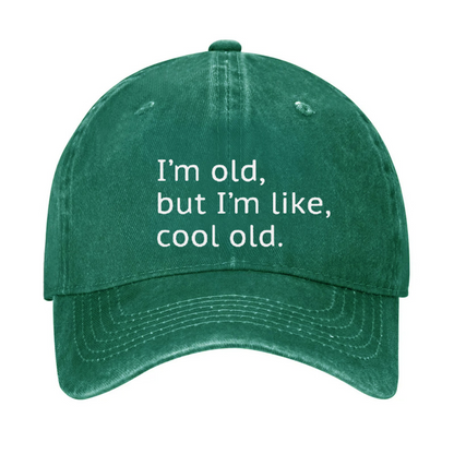 I'm Old Print Hat