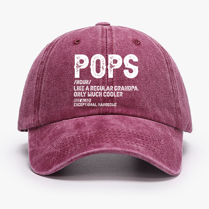 Pops Like A Regular Grandpa Only Much Cooler See Also: Exceptionally Handsome Hat