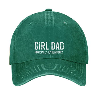 Girl Dad Officially Outnumbered Funny Hat