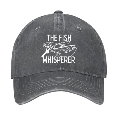 The Fish Whisperer Funny Fishing Hat