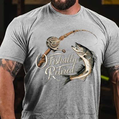 O'Fishally Retired Premium Fit Mens T-Shirt