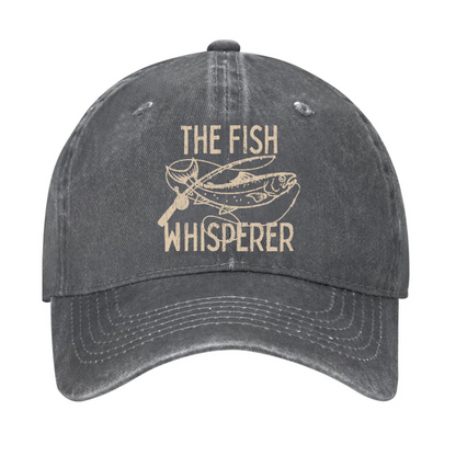 The Fish Whisperer Funny Fishing Hat