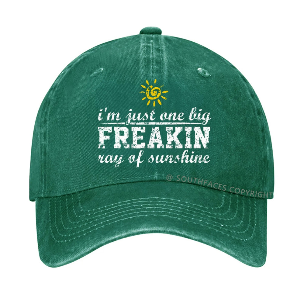 I'm A Freaking Ray Of Sunshine Funny Joke hat