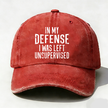 In My Defense I Was Left Unsupervised hat