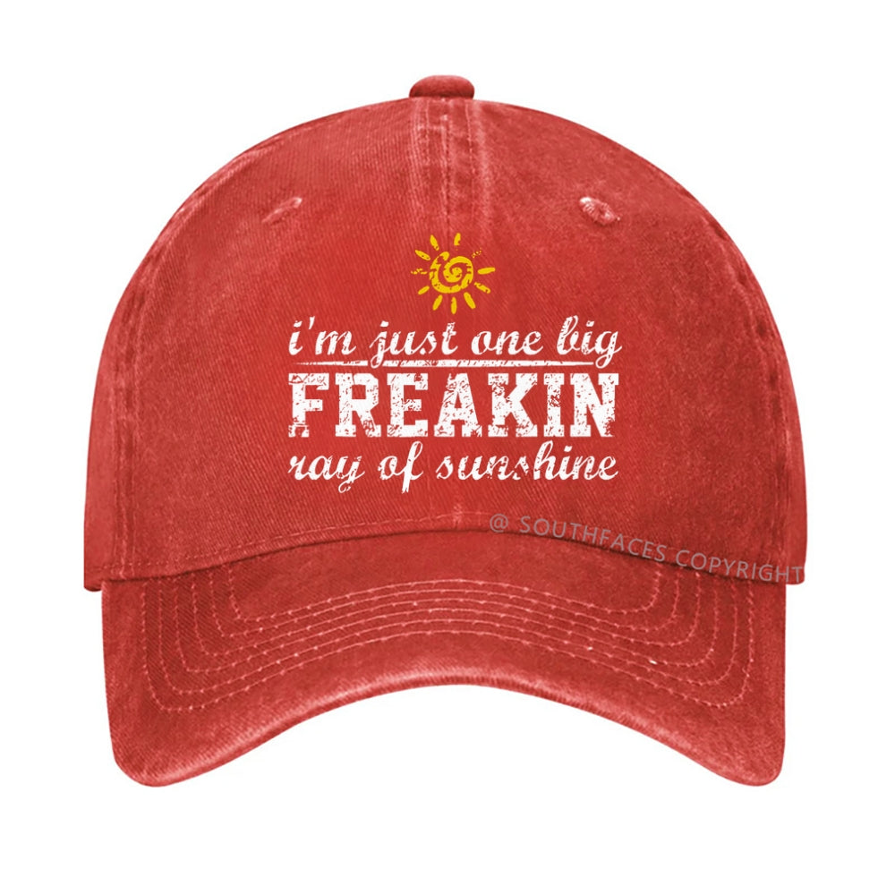 I'm A Freaking Ray Of Sunshine Funny Joke hat