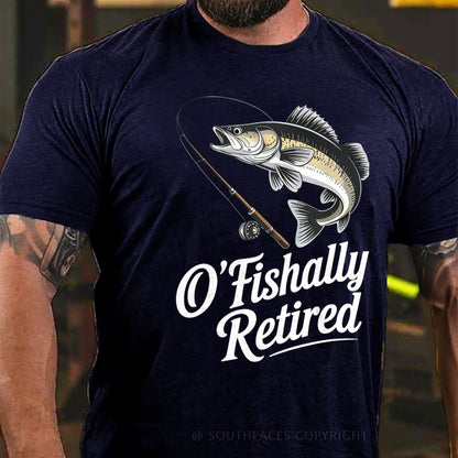 O'Fishally Retired Premium Fit Mens T-Shirt