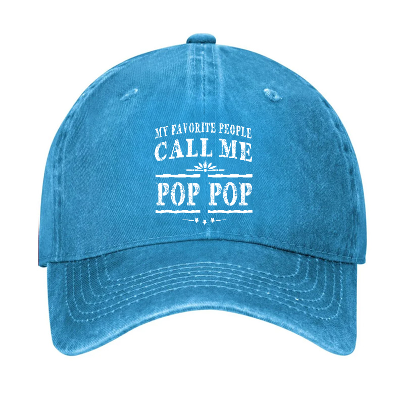 Pop Pop Gifts Grandpa Fathers Day Hat
