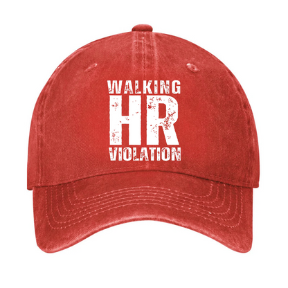 Funny Walking HR Violation Hat