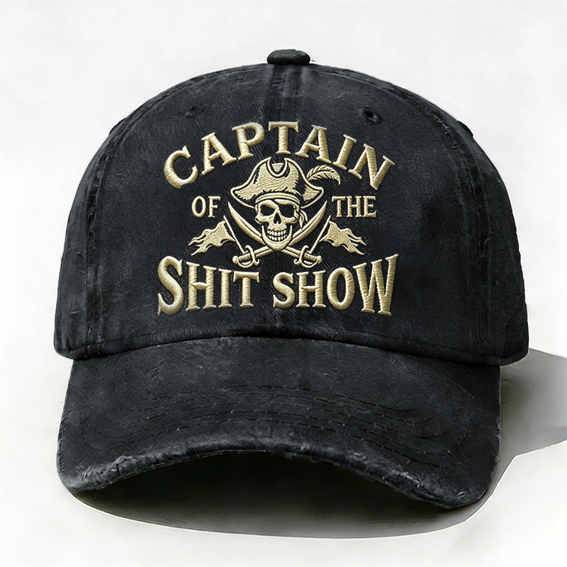 Embroidered ¡° Captain Of The Shit Show ¡± Hat