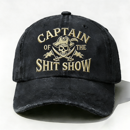 Embroidered ¡° Captain Of The Shit Show ¡± Hat