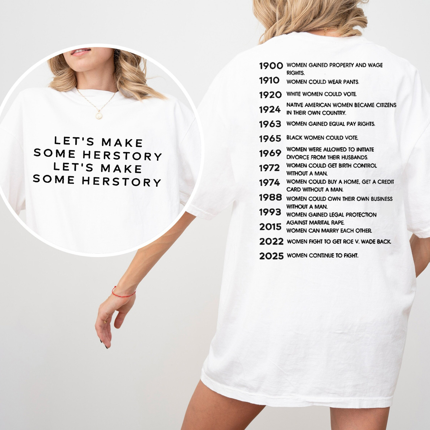Feminist Let¡¯s Make Herstory Women¡¯s Rights Unisex T-shirt/Crewneck/Hoodie